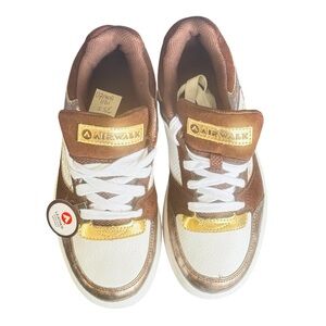 AIRWALK Sneakers Women’s Gold Brown Sneakers NWT